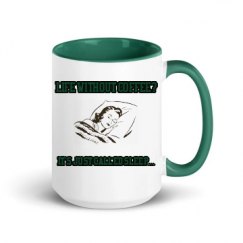 15oz Ceramic Mug with Color Inside