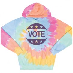 Unisex Tie-Dye Fleece Hoodie