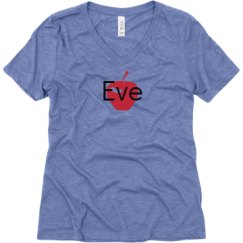 Ladies Relaxed Fit Super Soft Triblend V-Neck Tee