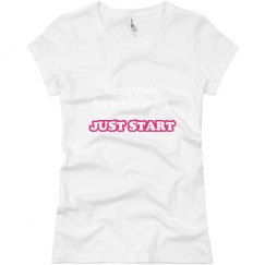 Ladies Slim Fit Basic Promo Jersey Tee