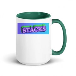 15oz Ceramic Mug with Color Inside