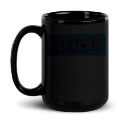 15oz Black Glossy Mug
