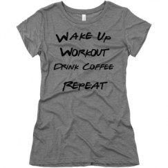 Ladies Slim Fit Super Soft Triblend Tee