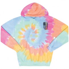 Unisex Tie-Dye Fleece Hoodie