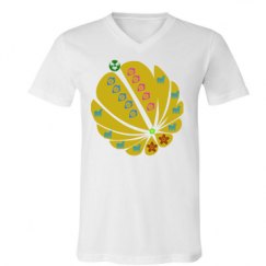 Unisex V-Neck Jersey Tee