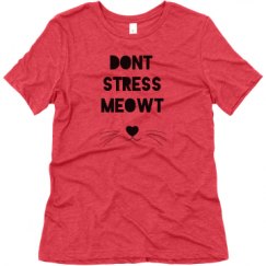 Ladies Relaxed Fit Super Soft Triblend Tee