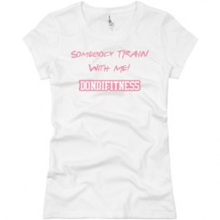 Ladies Slim Fit Basic Promo Jersey Tee