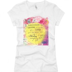 Ladies Slim Fit Basic Promo Jersey Tee