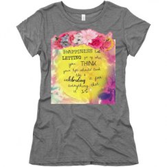 Ladies Slim Fit Super Soft Triblend Tee