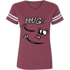 Ladies Relaxed Fit Vintage Sports Tee