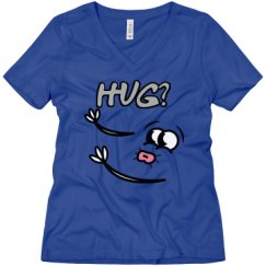 Ladies Relaxed Fit V-Neck Tee