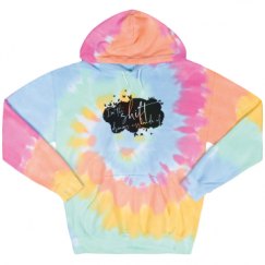 Unisex Tie-Dye Fleece Hoodie