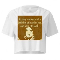 Ladies Festival Cali Crop Top Tee