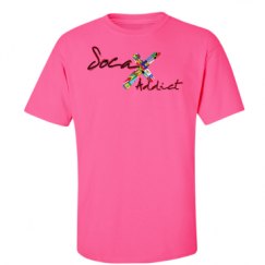 Unisex Ultra Cotton Safety Neon Crewneck Tee