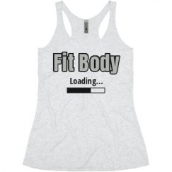 Ladies Slim Fit Super Soft Racerback Triblend Tank