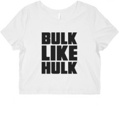 Ladies Slim Fit Crop Top Tee