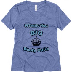 Ladies Relaxed Fit Super Soft Triblend V-Neck Tee