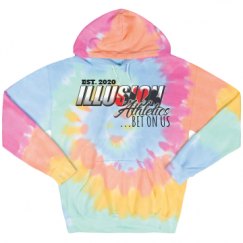 Unisex Tie-Dye Fleece Hoodie