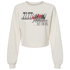 Women's Raglan Pullover Fleece