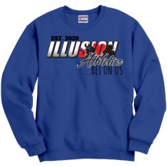 Unisex Film and Foil Crewneck Sweatshirt