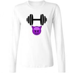 Ladies Relaxed Fit Basic Long Sleeve Tee
