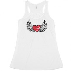 Ladies Flowy Racerback Tank