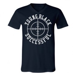 Unisex V-Neck Jersey Tee