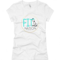 Ladies Slim Fit Basic Promo Jersey Tee