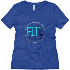 Ladies Relaxed Fit V-Neck Tee