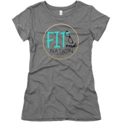 Ladies Slim Fit Super Soft Triblend Tee
