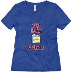 Ladies Relaxed Fit V-Neck Tee