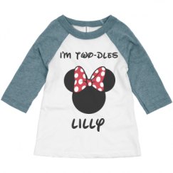 Toddler 3/4 Sleeve Raglan Tee
