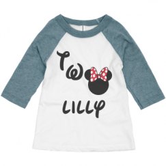 Toddler 3/4 Sleeve Raglan Tee