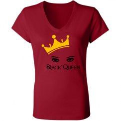 Ladies Slim Fit V-Neck Jersey Tee