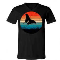 Unisex V-Neck Jersey Tee