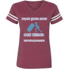 Ladies Relaxed Fit Vintage Sports Tee