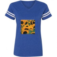 Ladies Relaxed Fit Vintage Sports Tee