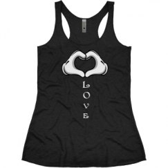 Ladies Slim Fit Super Soft Racerback Triblend Tank