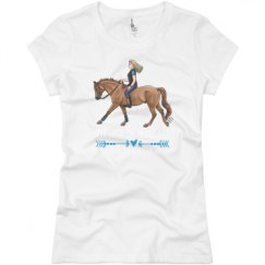 Ladies Slim Fit Basic Promo Jersey Tee