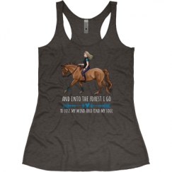 Ladies Slim Fit Super Soft Racerback Triblend Tank