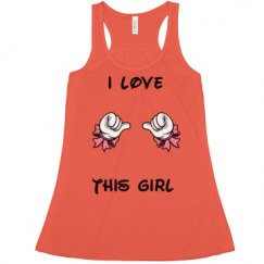 Ladies Flowy Racerback Tank
