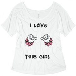 Ladies Flowy Slouchy Tee