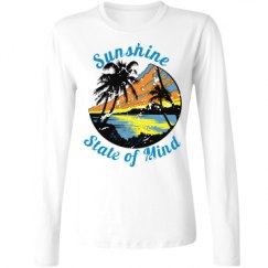 Ladies Relaxed Fit Basic Long Sleeve Tee