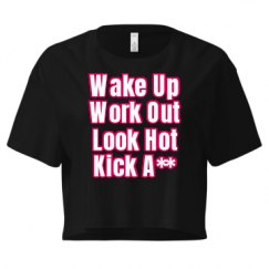 Ladies Festival Cali Crop Top Tee