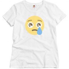 Crying Face Emoji Tee