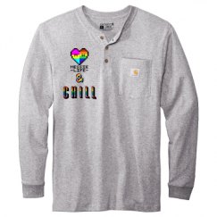 Unisex Carhartt Long Sleeve Henley Tee 