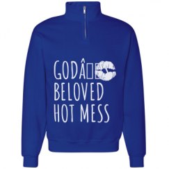 Unisex Cadet Collar Sweatshirt