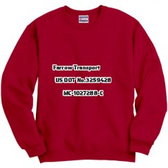 Unisex Film and Foil Crewneck Sweatshirt