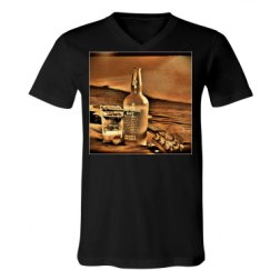 Unisex V-Neck Jersey Tee