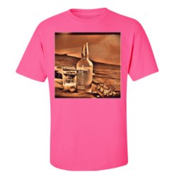 Unisex Ultra Cotton Safety Neon Crewneck Tee